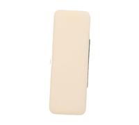 perfk Boîte d'organisateur de l'outil de cils Boîte à pinceau Twezer Elegant Professional Twezer Box pour le salon de beauté professionnel et débutant, Jaune