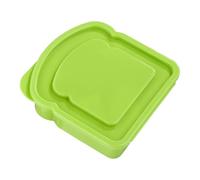 perfk Boîtes de Conservation avec Couvercle, Boite Alimentaire Rectangulaire, Boîte à Sandwichs, Boîte à Bento, à Lunch, à Fruits Réutilisable pour Maison, Pique-Niques, Vert