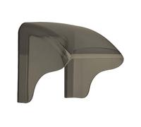 perfk Boîtier de Protection de Commutateur, Couvercle Pour Prises électriques Standard, Boîtier étanche Pour Interrupteur Mural étanche Pour Empêcher L'eau D'éclabousser Dans La Prise, Gris fumé