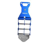 perfk Boucle de ceinture porte-outils à dégagement rapide, installation facile, compacte, légère et robuste, en alliage d'aluminium, pour électriciens, Bleu Rotatif