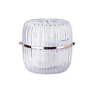 perfk Brosse de shampoing manuelle pour cheveux, mousse riche 4 couches de gazes avec poils doux moussants pour le soin du Brosse à cheveux, Blanche