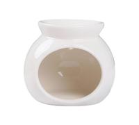 perfk Brûleur d' Essentielle, brûleur de Cire parfumée, encensoir Artisanal, Porte-Bougie Chauffe-Plat, Chauffe- pour Table de Cuisine et de, Blanc