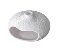 perfk Brûleur d'encens en céramique, brûleur d'encens conique, plateau décoratif, bol à fumigation, porte pour table, bureau, maison de, Blanc