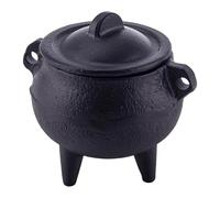 perfk Brûleur d'encens en fonte, porte-encens, décoration intérieure, encensoir au design rétro, brûleur d'arômes compact en fonte