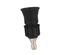 perfk Buse de nettoyeur haute pression, raccord rapide 1/4", angle fixe, professionnel, haute efficacité, nettoyage en acier inoxydable