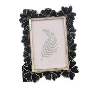 perfk Cadre photo fleuri style français, porte-photos pour salon, entrée, bureau, décoration intérieure, cadeau d'anniversaire, 4x6 Pouces