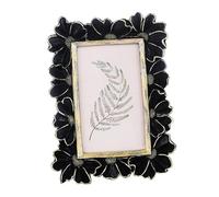 perfk Cadre photo fleuri style français, porte-photos pour salon, entrée, bureau, décoration intérieure, cadeau d'anniversaire, 3x5 Pouces