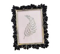 perfk Cadre photo fleuri style français, porte-photos pour salon, entrée, bureau, décoration intérieure, cadeau d'anniversaire, 6x8 Pouces