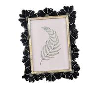 perfk Cadre photo fleuri style français, porte-photos pour salon, entrée, bureau, décoration intérieure, cadeau d'anniversaire, 5x7 Pouces