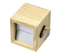 perfk Cadre Photo flipbook mécanique avec Animation Lumineuse et manivelle, idéal comme Cadeau pour Les fêtes, Les Anniversaires, Les remises de diplômes ou, Couleur Bois 8 Photos