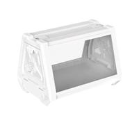 perfk Cage d'habitat pour Terrarium de Reptiles, boîtier d'éclosion, réservoir de Reptiles, Vue complète pour Bernard-l'ermite, Dragon Barbu, Blanc 35x25.5x22cm