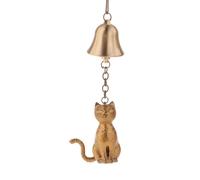 perfk Carillon éolien commémoratif pour Chat, décoration de Balcon, Porche, Pendentif Suspendu, Cloche à Vent de bénédiction pour fenêtre de Ferme, Jardin, Style D