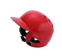 perfk Casque de frappeur de Baseball pour Enfants, Pitch à Double Oreille Casque de Softball pour l'extérieur, Les Sports, Le Match, Les Enfants garçons, Rouge