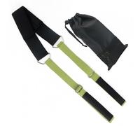 perfk Ceinture d'Étirement pour Femme en Polyester Non Élastique avec Boucle Réglable pour Renforcer la Souplesse et Prévenir les Frottements Adaptée à l'Entraînement Quotidien, Vert