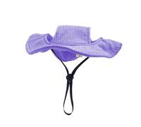 perfk Chapeau de seau pour animaux de compagnie mignon, chapeau de compagnie, réglable, visière solaire CAP d'été Cap Puppy pour randonnée Sports en, Xl