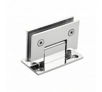 perfk Charnière Plaque Arrière Courte Polyvalente, Charnière à Pince pour Verre, Style C