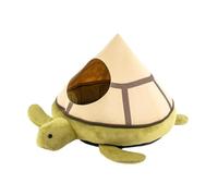 perfk Chat Maison Animal lit Chat lit Chaleureux Accessoires Mignons Hideaway Hut Amovible Confortable Grotte hivernale Petite Maison de Chien, Tortue de Mer