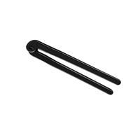 perfk Clé à molette réglable, outil de démontage de clé à double ergot, à angle universelle, pince à ergots pour roulements et écrous ronds, Diamètre 0.2 Cm