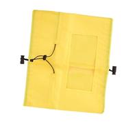 perfk Coiffure de douche de baignoire pour animaux de bain couchers de douche chats oreilles couches avec costume de animal de compagnie réglable, Jaune