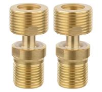 perfk Connecteur à vis excentrique, vanne d'angle, connecteur de tuyau, matériel, accessoire de salle de bain, vanne mélangeuse, 2 Pièces