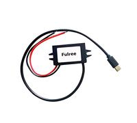 perfk Convertisseur 12V à 5V, convertisseur étanche USB C DC DC convertisseur de Courant continu convertisseur d'adaptateur d'alimentation pour Appareil, Droit