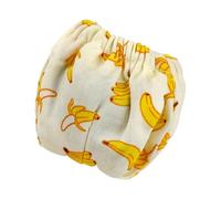 perfk Couches réutilisables pour écureuils, lavables, Motif Fruits, pour cochons d'Inde, Petites Couches pour Animaux de Compagnie, pour marmottes et, Banane, M