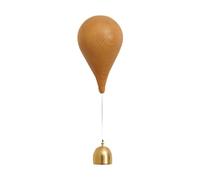 perfk Coupler Les Commerçants pour Ouvrir La Porte Évent Carillon Rustique Gift Business Wood Doorbell Brass Brass for Cafes Shop Home Fridges Office, Kaki