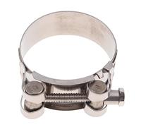 perfk Courroie Collier de pour Silencieux d'Échappement à moto - 52-55mm