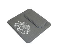 perfk Coussin de méditation, oreiller de sol, tapis de sol carré traditionnel japonais tatami, coussin de pour salon extérieur, cadeau, Gris, 80x80cm