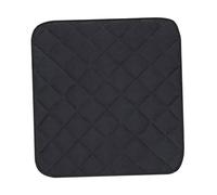 perfk Coussin de protection matelassé pour siège auto, 56 x 53 cm, avec dossier anti-fuite, Noir
