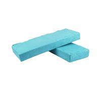 perfk Coussin de rectangulaire avec Housse Amovible et Lavable, Accessoire de Multifonctionnel, Coussin de Soutien Ergonomique et Confortable, Bleu