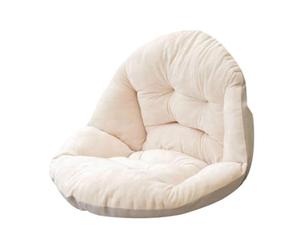 perfk Coussin pour fauteuil suspendu, coussin d'assise et support dorsal, de siège suspendu multifonctionnel épais pour voiture, Beige