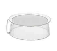 perfk Couvercle Alimentaire pour Micro-Ondes, Couvercle de Plaque pour Micro-Ondes, Surface Lisse, Accessoires pour Micro-Ondes, Protection Contre Les