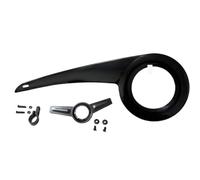 perfk Couvercle de Chaîne de Vélo Garde Protège Carter PP Robuste Bouclier Intégral Contre Débris et Pluie Support Dédié Inclus Mise en, Noir, 32-38 Dents