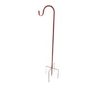 perfk Crochet de jardinière de Berger, Installation Facile, Base Robuste à 5 Broches, Piquet de Suspension pour pelouse, Cours, éclairage de Chemin, 120 Cm de Hauteur
