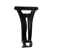 perfk Crochet pour Auvent, Noir, style to 2 | Corps En Plastique Moulé, Conception Compacte et Légère, Crochet Rail roulotte