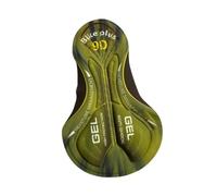 perfk Cuissard Cyclisme, Coussin Selle vélo, Coussin léger en Silicone pour Cuissard, Base Selle pour vélo Montagne et VTT, Vert