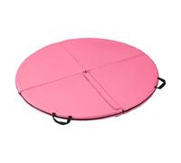 perfk Dance Training Pad Tapis d'Entraînement Rond Coussin de Sol Tapis de Sécurité Matelas d'Amorti Panneaux Cousus Verrouillage Central Pliable pour, Diamètre 150 5cm
