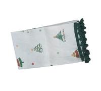 perfk de Noël à pompons, nappe polyvalente pour salle à manger, table de fête, salon ou