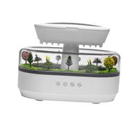 perfk Diffuseur d'huiles essentielles, veilleuse, d'air en Forme de Goutte de Pluie, diffuseur d'arôme Multifonctionnel pour Chevet, Bureau,