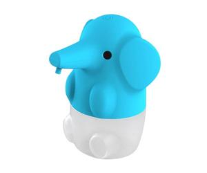 perfk Distributeur de savon automatique à 2 niveaux réglables, sans et intelligent pour salle de bain, Bleu