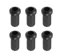 perfk Durable Pack Of Guitar Electric String String Body Ferrules DIY, Noir