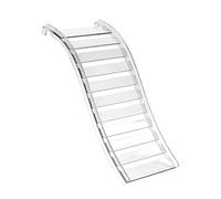 perfk Échelle pour Hamster, décoration de Cage, Plate-Forme, Pont antidérapant, décoration d'habitat pour Petits Animaux, Cadeaux pour Animaux de, Clair