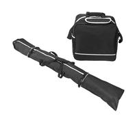 perfk Ensemble à Snowboard et Chaussures, Noir, pièce Rechange avec Bandes réfléchissantes, étui Transport en Tissu Oxford Polyester pour Le, Longueur 178 Cm