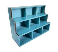 perfk Étagère de Rangement Murale à 9 Compartiments, présentoir, vitrine, Organisateur, étagère Ouverte pour Petites Statues