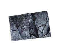 perfk Fond d'aquarium 3D Rocheux - Simulation de Rocheux - Remplacement du Fond d'aquarium pour Dragon Barbu et, Style C