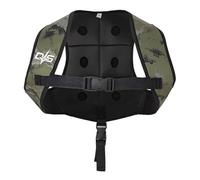 perfk Gilet de Plongée Veste de Poids Néoprène Sangles Réglables Fermeture Sécurisée Support Longues Plongées Convient pour Apnée, Camouflage Militaire