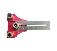 perfk Guide de gabarit Fin pour scie à Table, Facile à Utiliser, Professionnel, pour Toutes Les scies à Table, Rouleau A-Way, adapté aux Outils de Travail