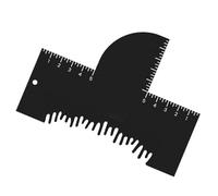 perfk Guide de la ligne des cheveux, spray de couleur, outil de mise en forme des cheveux pour femmes et hommes, modèle de coiffure réutilisable,
