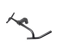 perfk Guidon de Deux-Roues à Angle Externe, Barre de Repos ultralégère, Robuste, Universelle, Barre Plate en Alliage d'aluminium pour la Conduite en